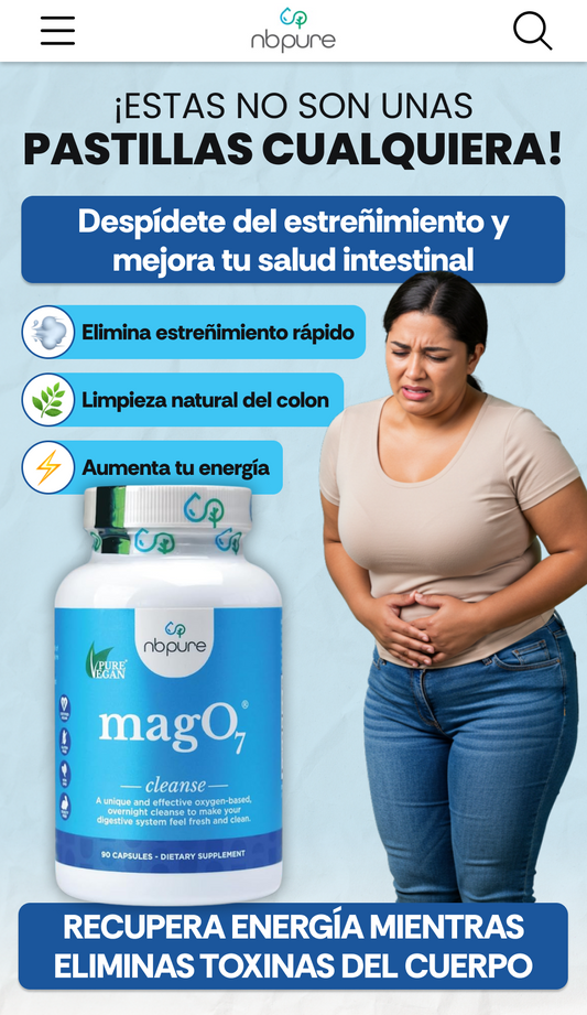 nbpure MagO7 - Limpieza y Desintoxicación Natural de Colon